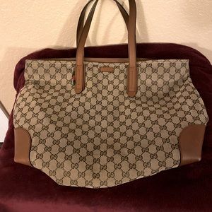 Gucci Zippered Tote - Authentic